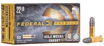 Federal Gold Medal .22lr 1080fps 500rds