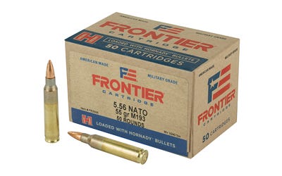 BALA 5.56X45 M193 HORNADY 50RDS